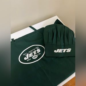 NFL NY Jets Apron and Chef Hat Combo